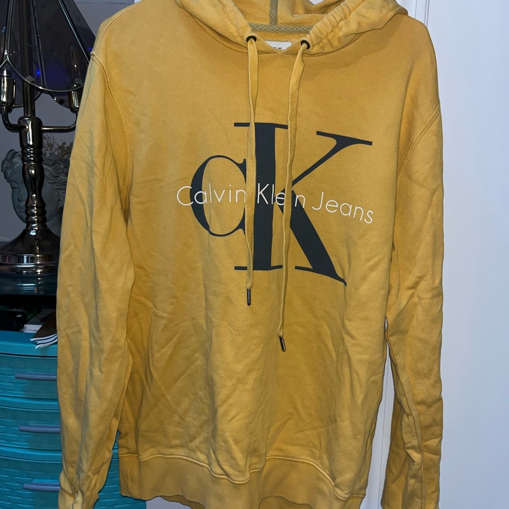 Calvin Klein Jeans Mustard Hoodie